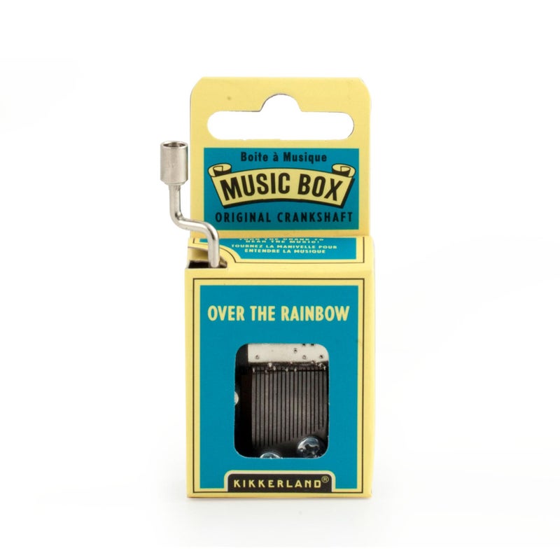 KIKKERLAND Kikkerland Over the Rainbow Crank Music Box 