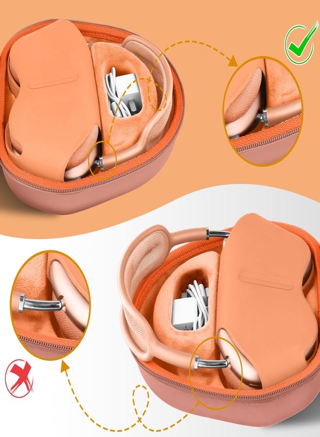 كو2كريا حافظة تخزين صلبة من co2CREA لسماعات Apple AirPods Max، ستجعل السماعات تدخل في وضع السكون فورًا، حافظة ذكية مطورة للسماعات، حافظة سفر فائقة النحافة (الحافظة فقط) - Image 3