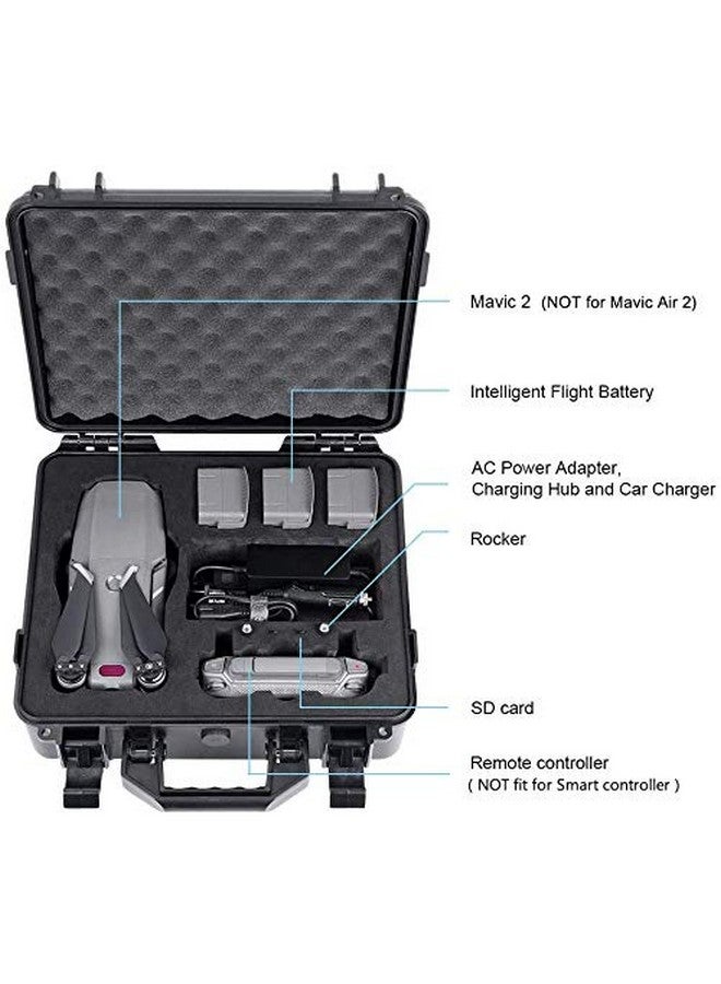Smatree 13.4L Hard Carrying Case Compatible For Dji Mavic 2 Pro/Mavic 2 Zoom Fly More Combo(Upgrade Edition), Waterproof Hard Case For Dji Mavic 2 Pro/Zoom And Accessorie(Not Fit For Smart Controller) - Image 3