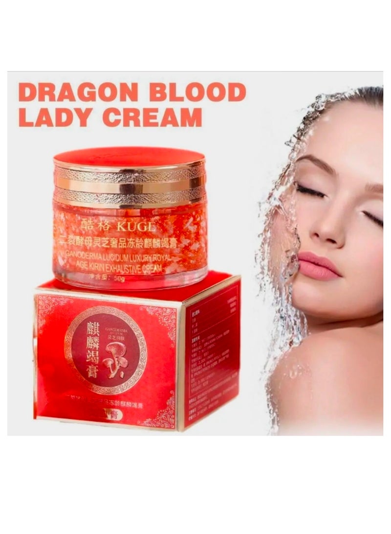 دراجون كريم دم التنين، ترطيب، تحسين الجفاف، مرونة البشرة، مضاد لعلامات تقدم السن، ٥٠ غرام - Image 2