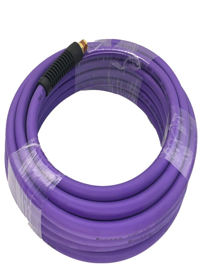 Furesn Air Hose 1/4 in x 30 ft, Hybrid Air Compressor Hose Kit with 1/4 in NPT Male Threads, 13 Piece Air Tool & Air Compressor Accessories Kit, Bend Restrictors, 300 PSI (Purple, 30FT-13 Pieces) - Image 4