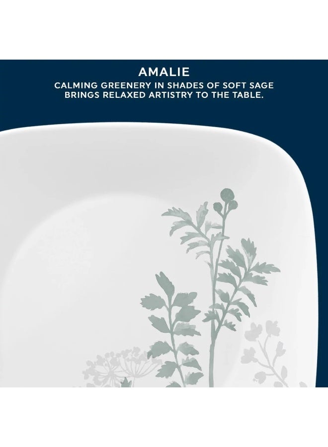 Corelle 16-Piece Square Amalie Dinnerware Set, Service for 4 - Image 5