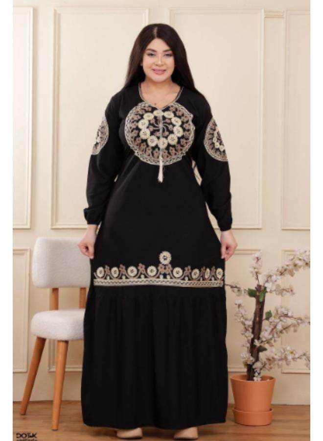 Jalabiya with a wonderful and distinctive design/cotton, worn from 60 kg to 85 kg  - Image 3