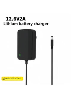 For 12.6V2A Lithium Battery Charger 3C Certification Power Supply 3 String 18650 25.2V1A Battery Charger-Color:12.6v 2a Charger/us Standard