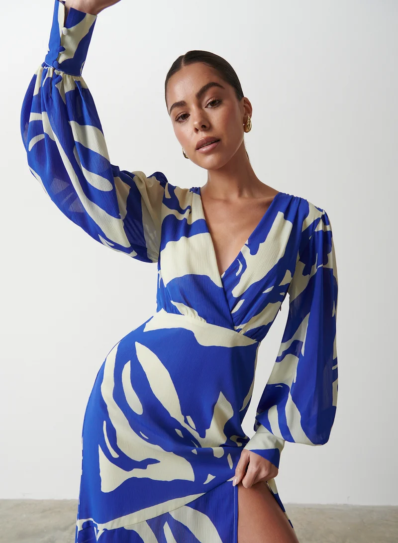 بريتي لافيش Printed Midi Dress