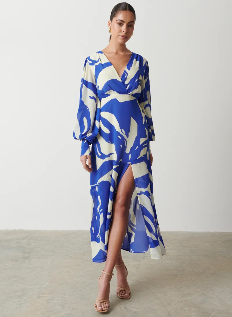 بريتي لافيش Printed Midi Dress