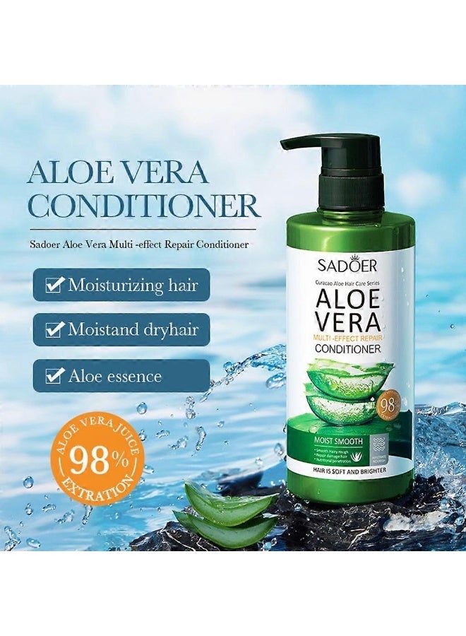 SADOER Curacao Aloe Hair Care Series Aloe Vera Multi-Effect Repair Conditioner 500ml. - Image 4