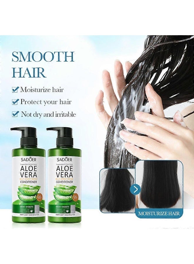 SADOER Curacao Aloe Hair Care Series Aloe Vera Multi-Effect Repair Conditioner 500ml. - Image 5