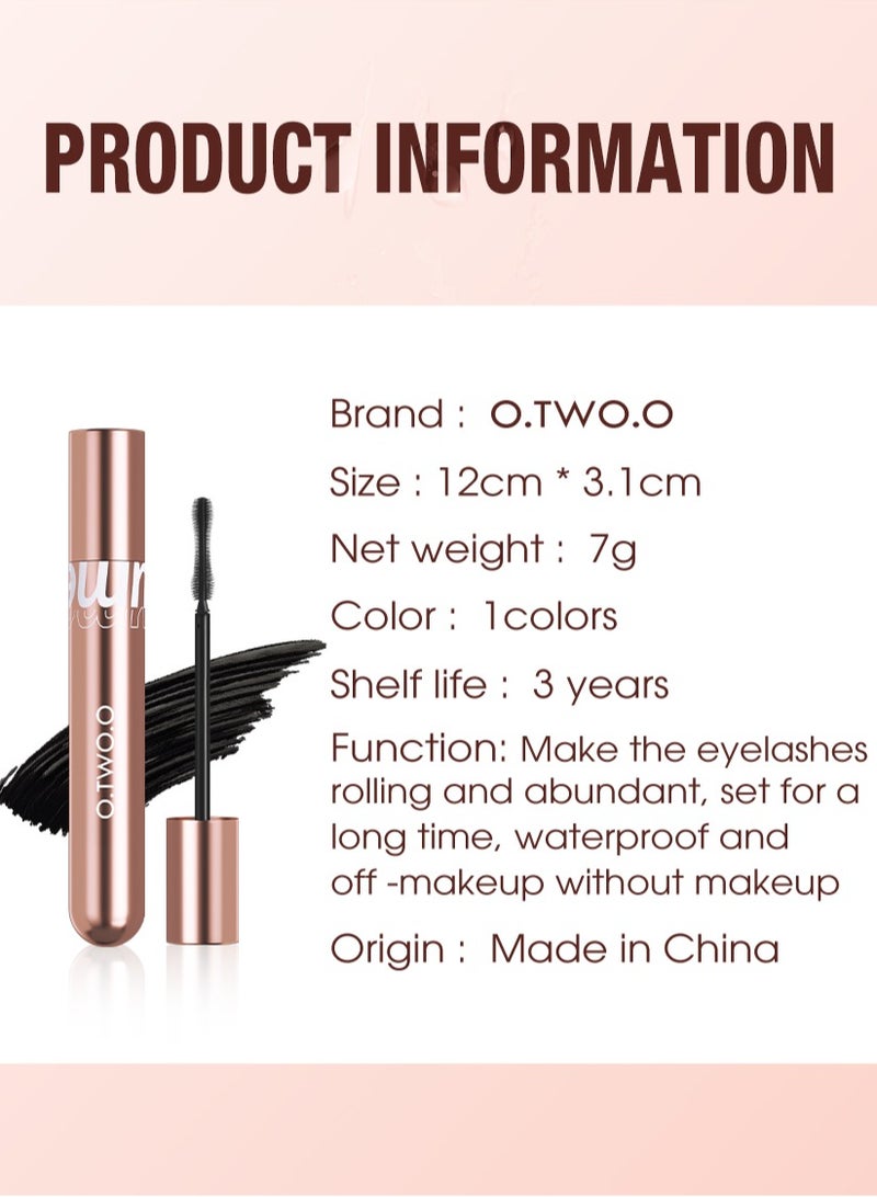أو.تو.أو ماسكارا هايبركورل وتر بروف من او تو او - اسود - Image 2