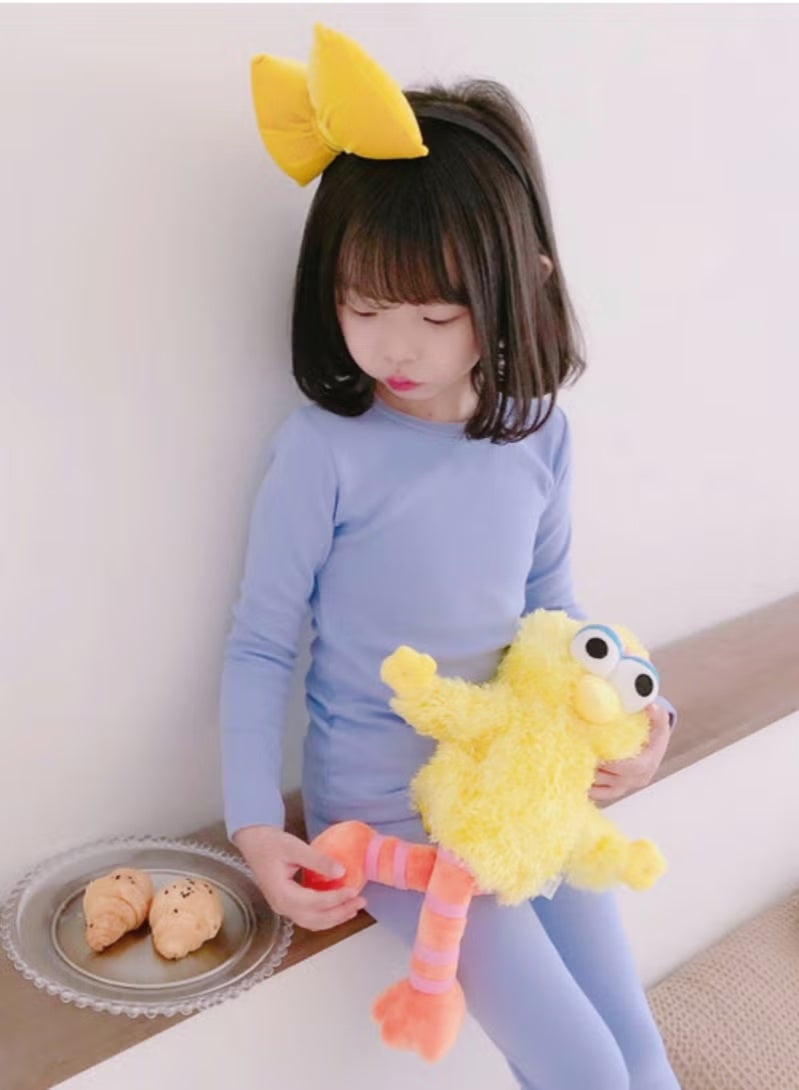 مجموعة ملابس داخلية حرارية للأطفال بلون واحد، قمصان وسروال ناعم، مجموعة ملابس نوم ناعمة للأطفال - Image 3