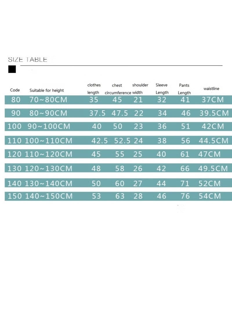 مجموعة ملابس داخلية حرارية للأطفال بلون واحد، قمصان وسروال ناعم، مجموعة ملابس نوم ناعمة للأطفال - Image 5