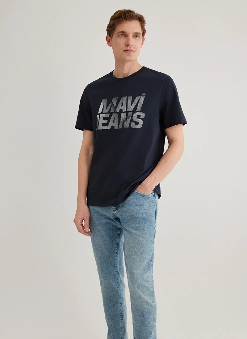 MAVI Mavi Jean Printed Navy T-Shirt