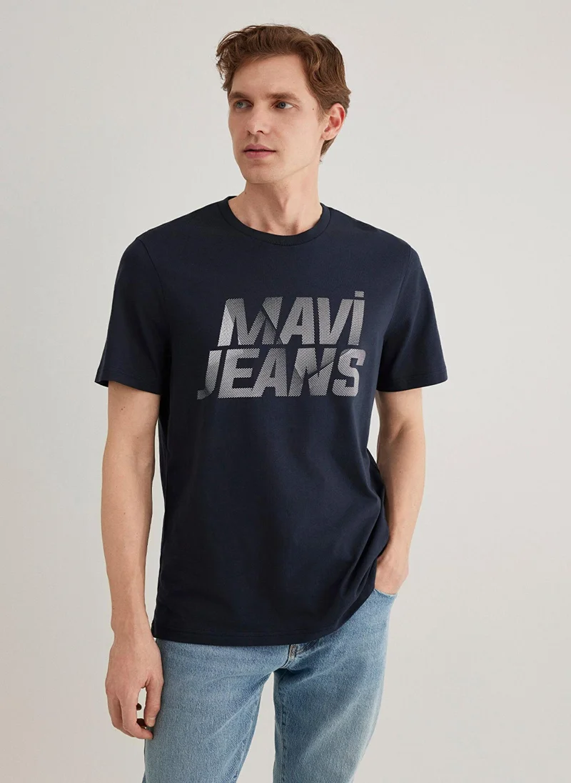 MAVI Mavi Jean Printed Navy T-Shirt