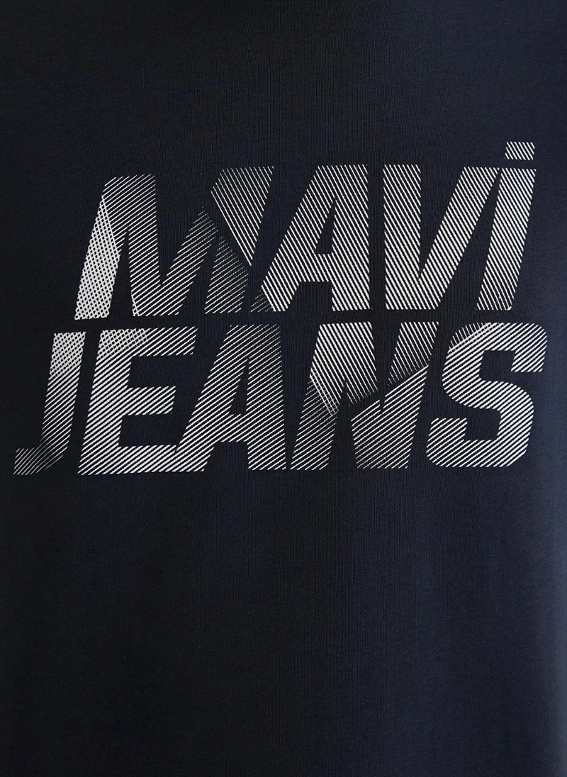 MAVI Mavi Jean Printed Navy T-Shirt