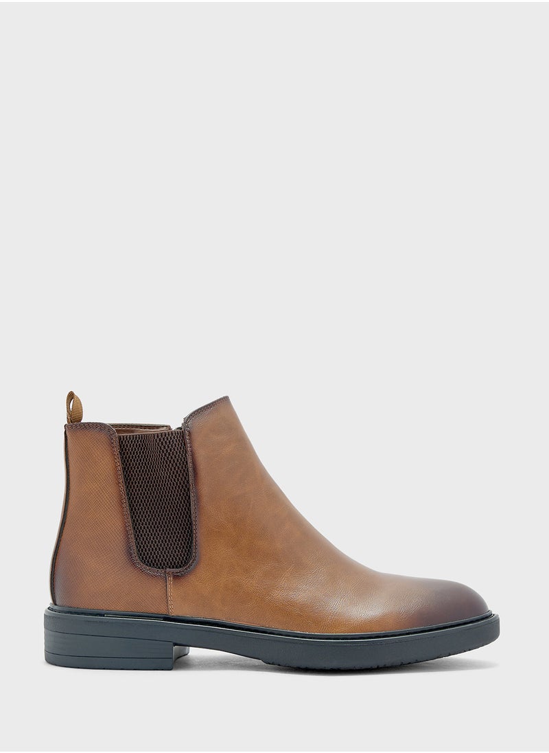 Robert Wood Safiano Texture Formal Boots  - Image 1