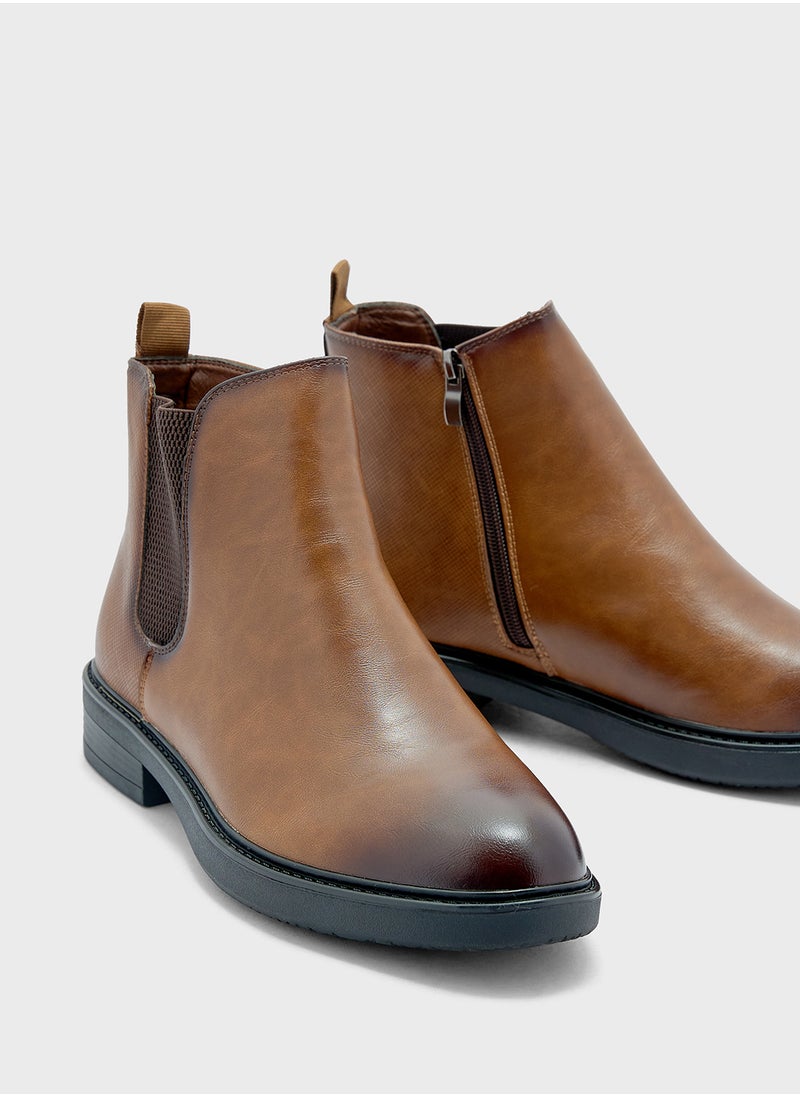 Robert Wood Safiano Texture Formal Boots  - Image 4
