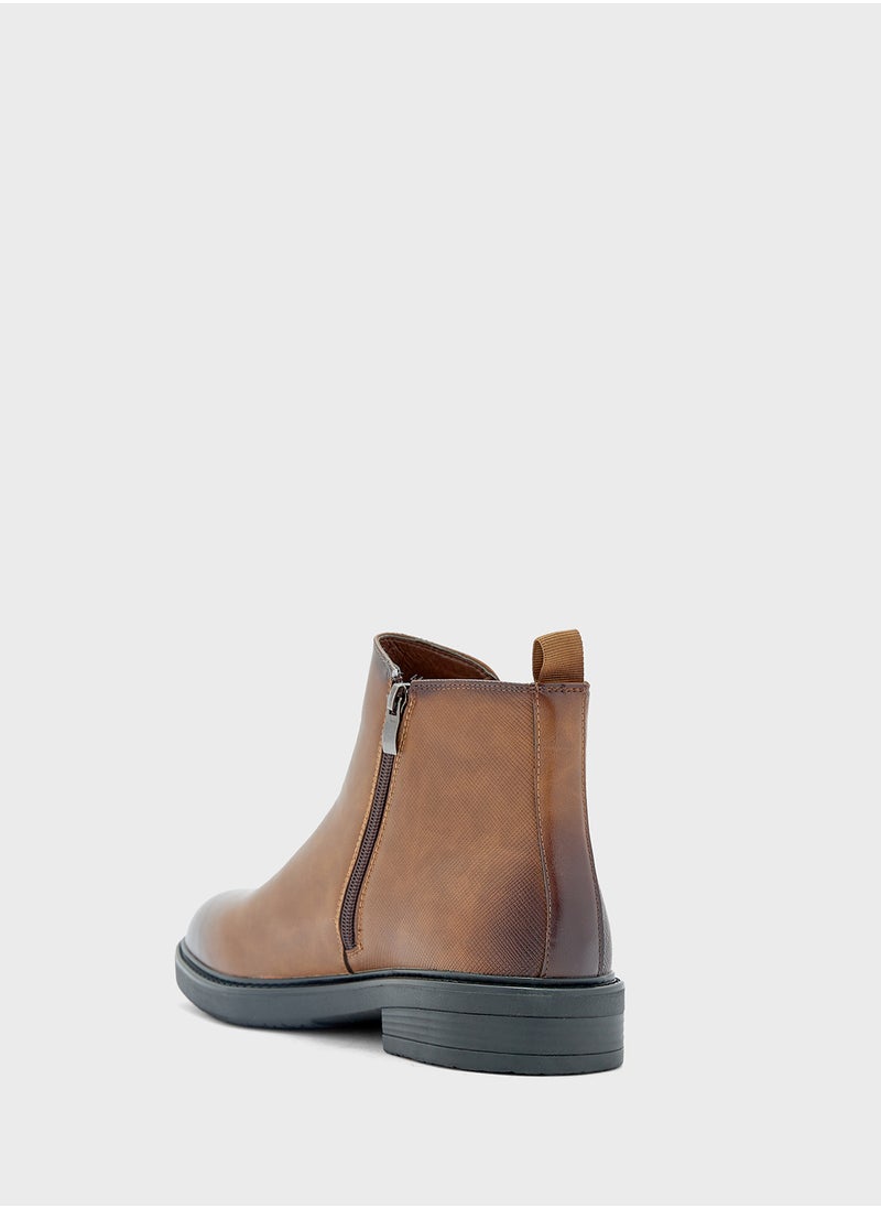 Robert Wood Safiano Texture Formal Boots  - Image 3