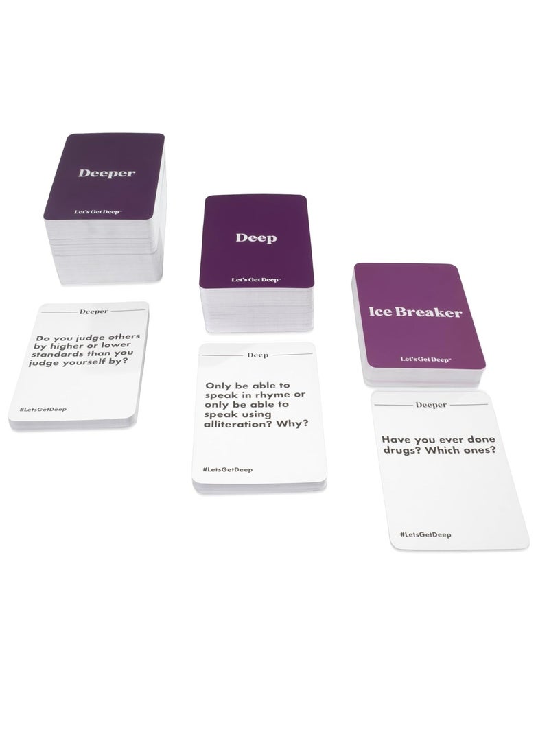 null - WHAT DO YOU MEME? Let's Get Deep, Deeper Questions for Couples, Love Language Card Game, Great Gift For Your Partner, Age 17+ For 2+ Players - Image 1