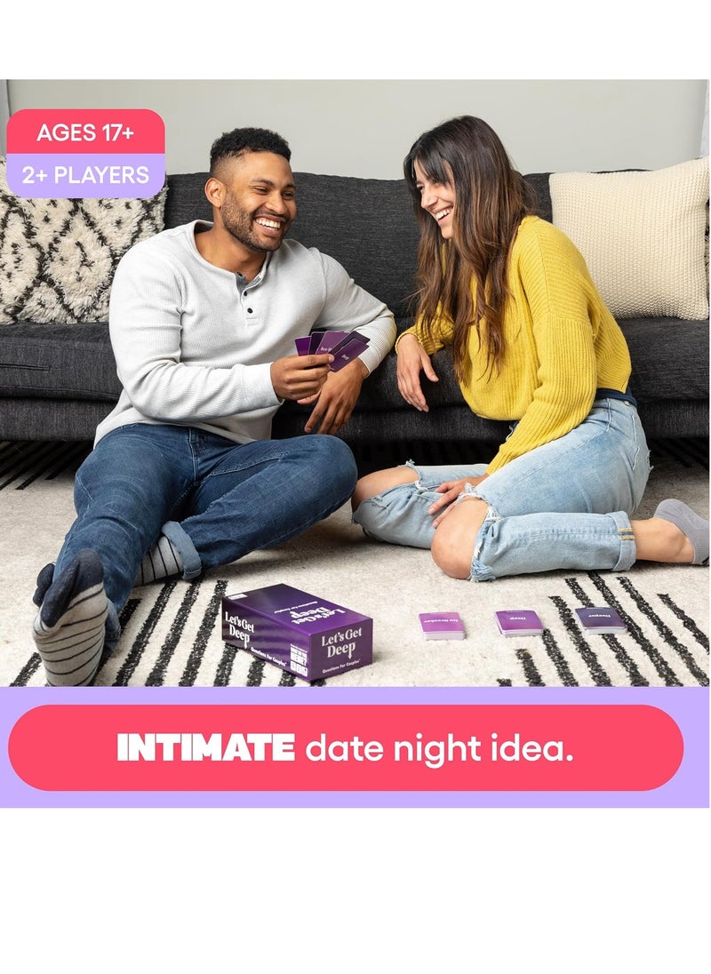 null - WHAT DO YOU MEME? Let's Get Deep, Deeper Questions for Couples, Love Language Card Game, Great Gift For Your Partner, Age 17+ For 2+ Players - Image 1