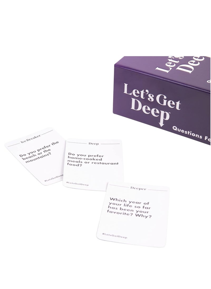 null - WHAT DO YOU MEME? Let's Get Deep, Deeper Questions for Couples, Love Language Card Game, Great Gift For Your Partner, Age 17+ For 2+ Players - Image 1