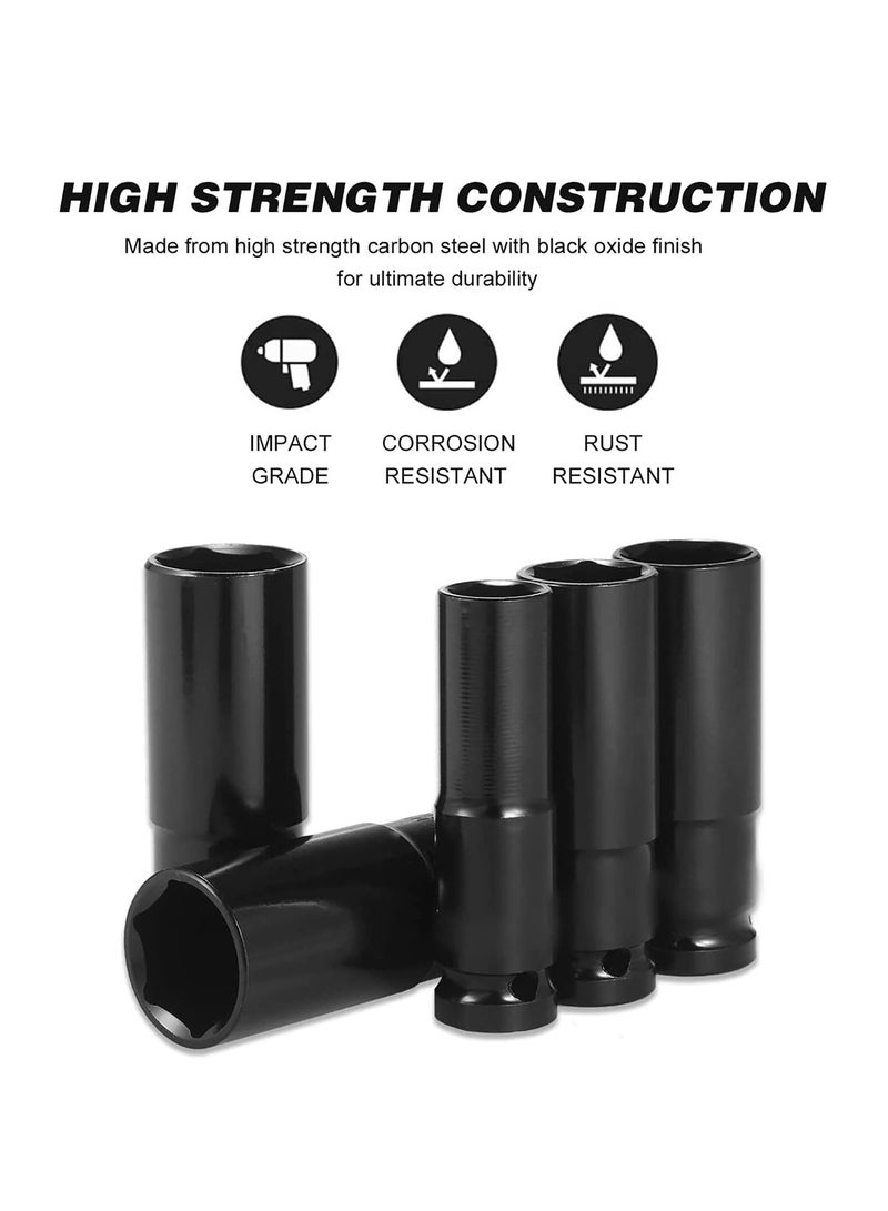 Professional Grade Tool Set 10-24mm Impact Socket Set 1/2" Drive Perfect For Mechanics-10Pcs  - Image 4