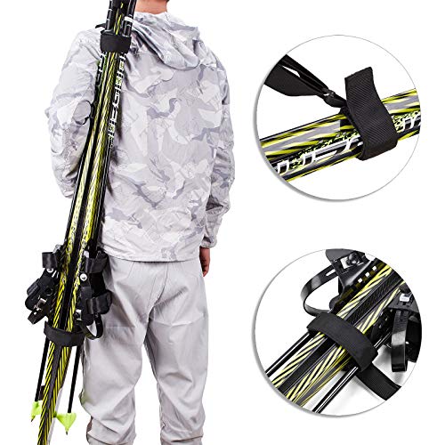 MOOCY Ski Strap and Pole Carrier - Great for Carrying Ski - Men, Women and Kids - Image 3