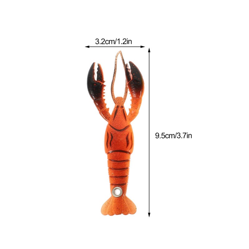 4pcs 95mm Soft Fishing Lures Set Realistic Crawfish Baits for Freshwater Fishing - Image 5