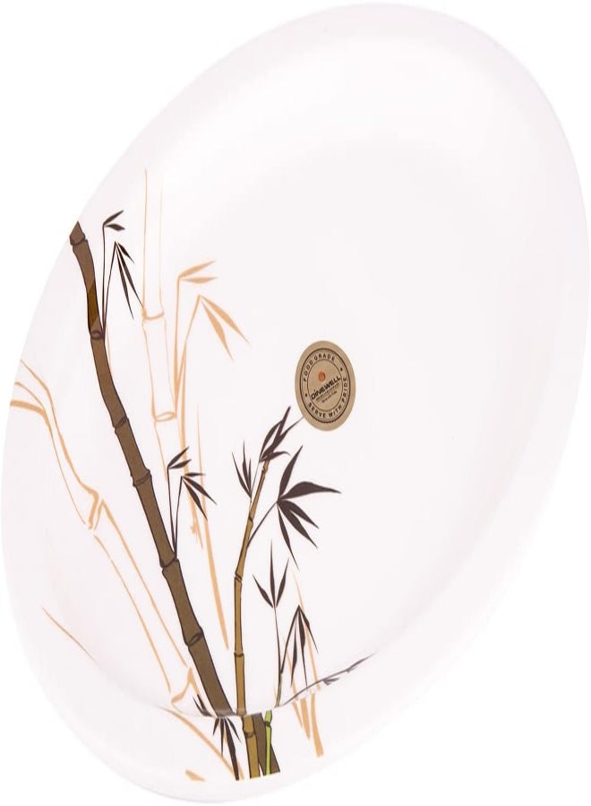 AKDC M/Mine Oval Platter L(25cm) xW(34cm) xH(3cm) White - Image 4