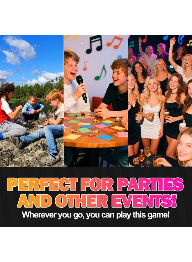 Mity rain Music Party Games - Fast-Paced Music Trivia Card Games for 2-10 Players | Fun Family Games & Adult Card Games with Lyrics ChallengePerfect for Game Night & Music Lovers! - Image 4