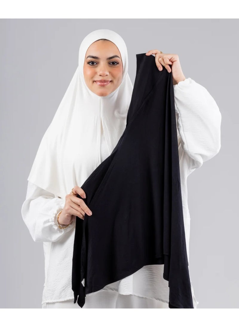 لافوال حجاب سريع الللف أسود - Image 2