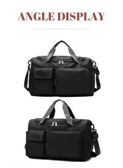 Sports Gym Bag with Shoes Compartment Travel Duffel Bag with Dry Wet Separated Pocket for Men and Women, Overnight Bag Weekender Bag Training Handbag Yoga Bag - Black - pzsku/ZB5269A2AB75273422A5AZ/45/_/1691063856/a264d03d-fdbc-4fe3-826d-35b92598aa38