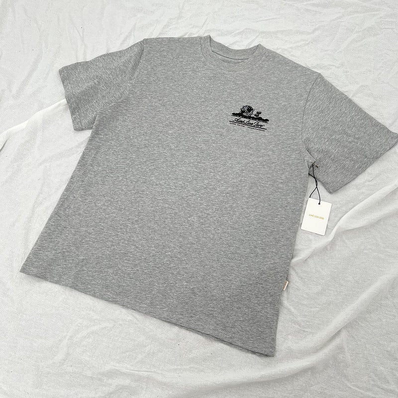 Aime Leon Dore Classic Print New York Queens Landmark Print Round Neck Short Sleeve Tee - Image 5
