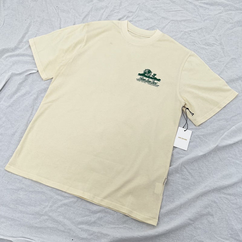 Aime Leon Dore Classic Print New York Queens Landmark Print Round Neck Short Sleeve Tee - Image 4