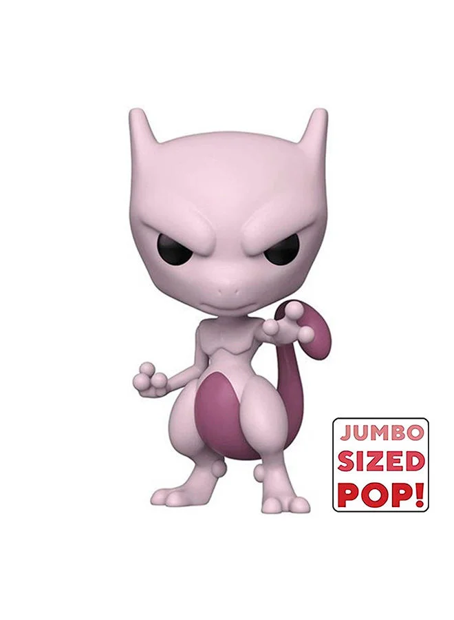 Funko Jumbo Pokemon - 10 Inches Mewtwo (EMEA), Collectible Action Vinyl Figure - 63699