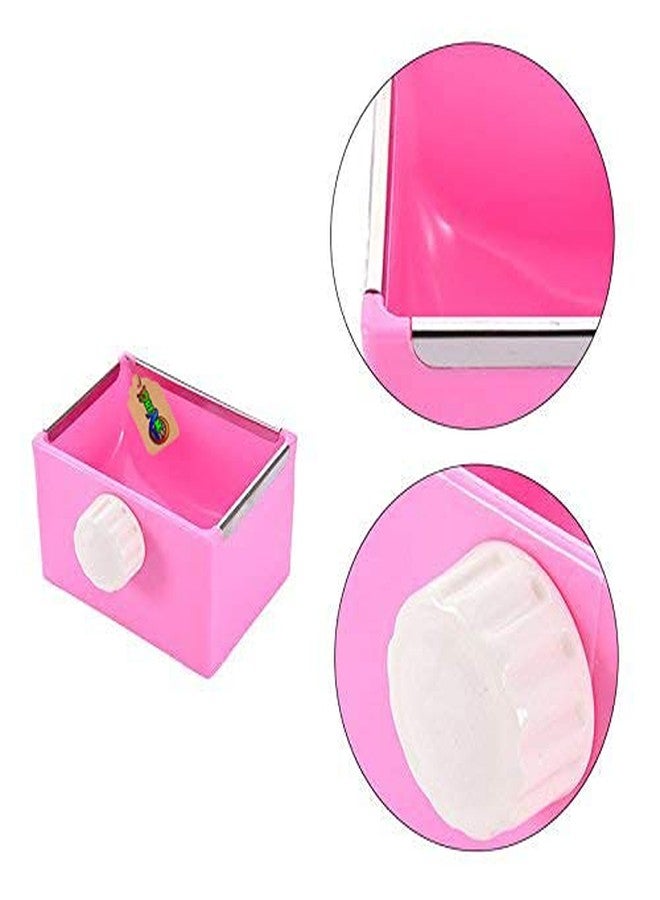 DreamAuro Bite Proof Cage Attach with Steel Coating on Edges Food Bowl Cum Water Bowl for Hamster, Guinea Pigs, Rabbit, Chinchilla (Random Color) - Image 4