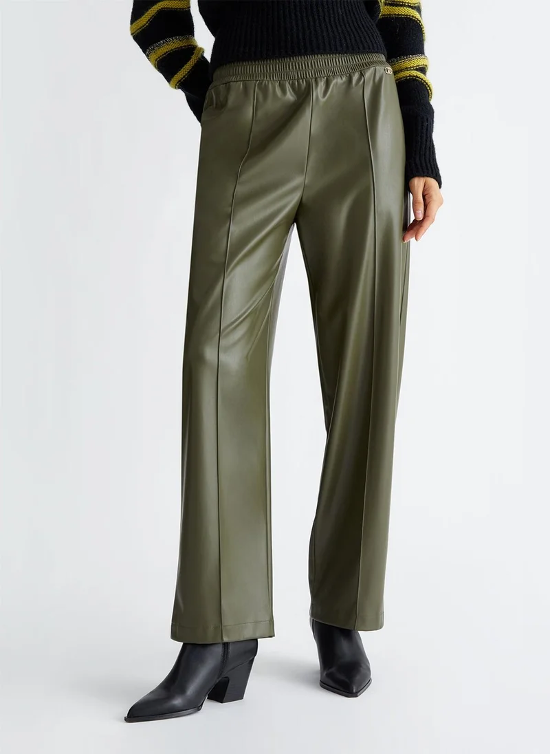 Liu Jo Jogging trousers in coated fabric