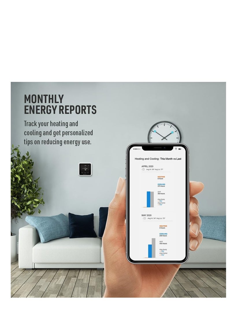 Honeywell - Honeywell Home T5 WiFi Smart Thermostat, 7 Day-Programmable Touchscreen - Image 1