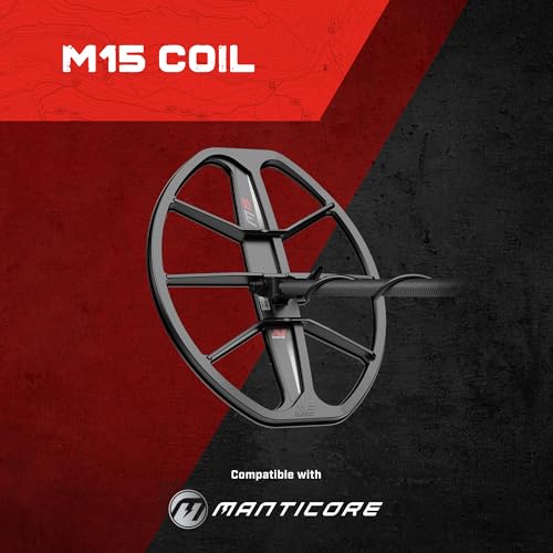 MINELAB M15 Elliptical DoubleD Waterproof Smart Coil for MANTICORE Metal Detectors for Adults Skidplate Included - Image 3