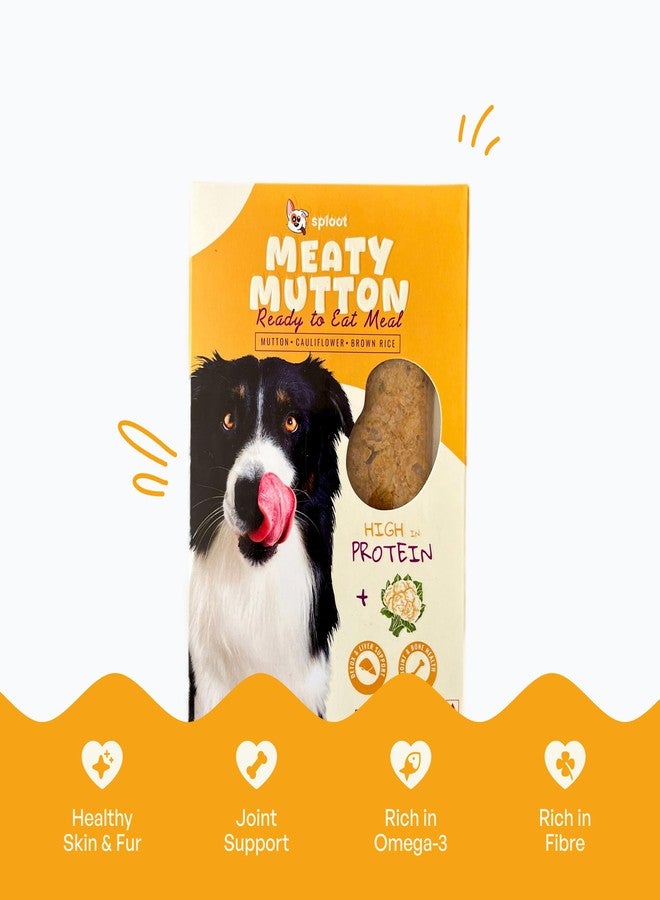 Sploot Mutton & Liver Wet Dog Food Adult and Dog Food Puppy | High Protein Meat for Adult & Puppy | Ready-to-Eat Meal | Healthy, Fresh and No Preservatives - 1 x 200g - Image 3