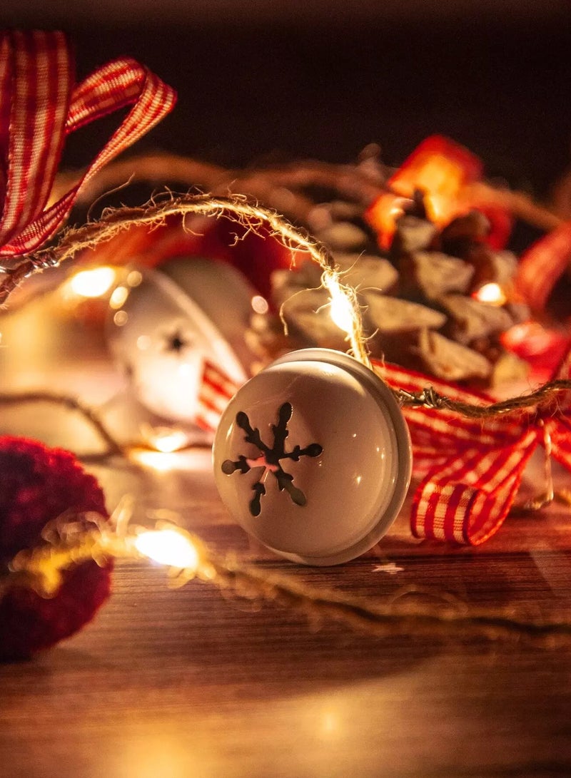 Generic 1pc Christmas String Light With 20pcs Bow Decor Bulb  - Image 4