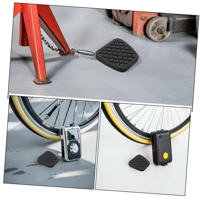 4pcs Auto Pedal Covers Nonslip Soft Rubber Brake Clutch Pad Durable Foot Rest Sleeves Secure Installation Enhanced Grip Precise Fit Driving Control - Image 4