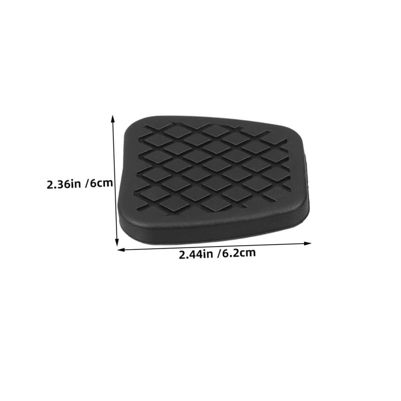 4pcs Auto Pedal Covers Nonslip Soft Rubber Brake Clutch Pad Durable Foot Rest Sleeves Secure Installation Enhanced Grip Precise Fit Driving Control - Image 3