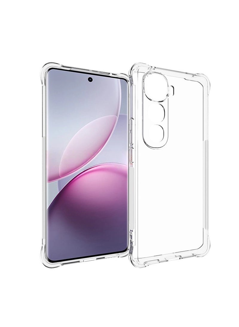 general Vivo Y400 Pro 5G Airbag Phone Case Transparent Anti-Drop TPU Protective Case High Transparency No Change Yellow Airbag Cushioning Precise Fit Scratch and Wear Resistant - Image 1