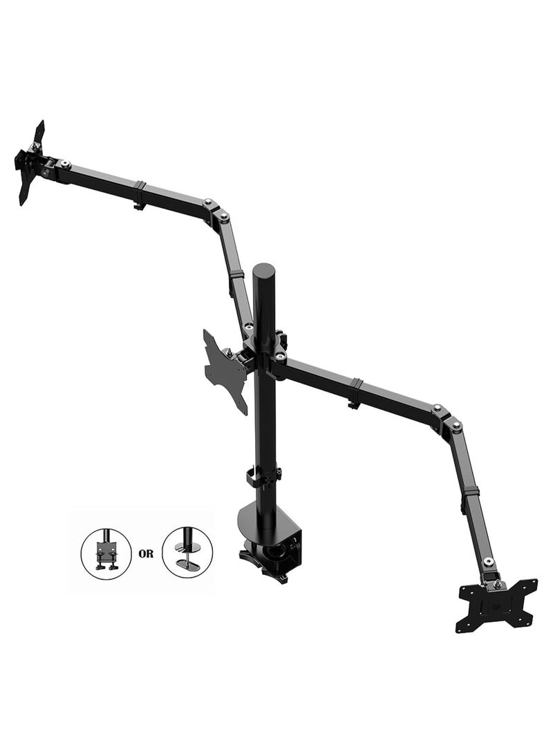 Triple Monitor Holder 15"-33" Adjustable Desk Arm Z033