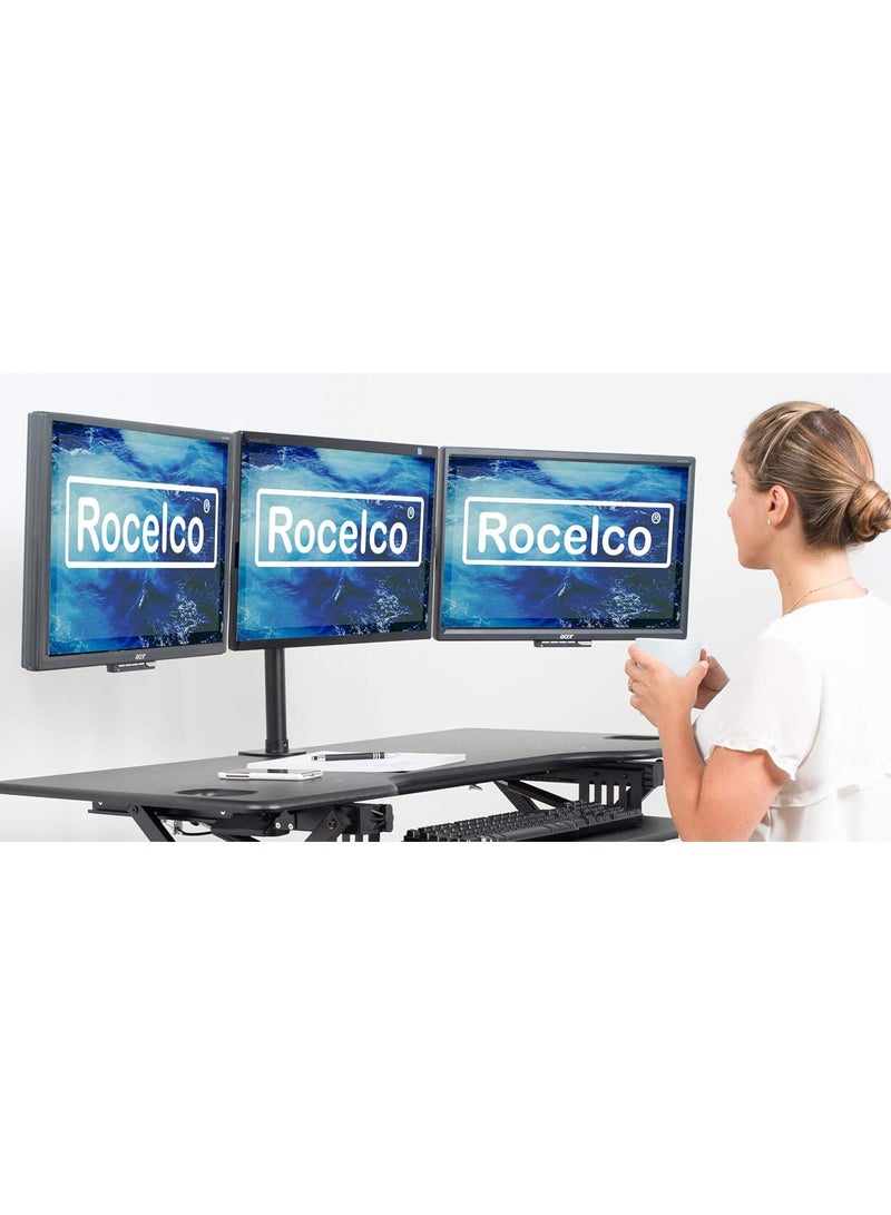 Triple Monitor Holder 15"-33" Adjustable Desk Arm Z033