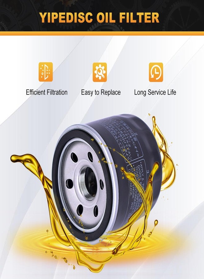 YIPEDISC 138 Oil Filter 16510-03G00 16510-06B00 Fit for Suzuki GSXR600 2001-2019 SV650 2017-2020 GSXR750 2000-2019 GSXR1000 2001-2016 GSX650F 2008-2016 for Burgman AN650 2002-2018 - Image 5