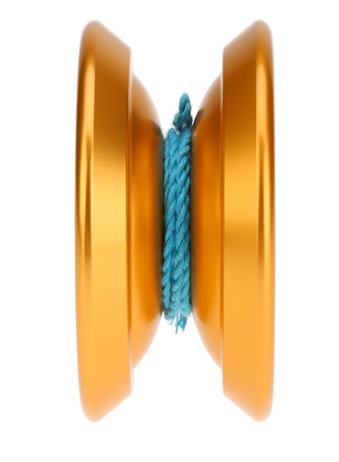 Magic Yoyo Professional Magic Yoyo T8 Aluminum Alloy Metal Yoyo 8 Ball KK Bearing with String for Kids Gold - Image 2