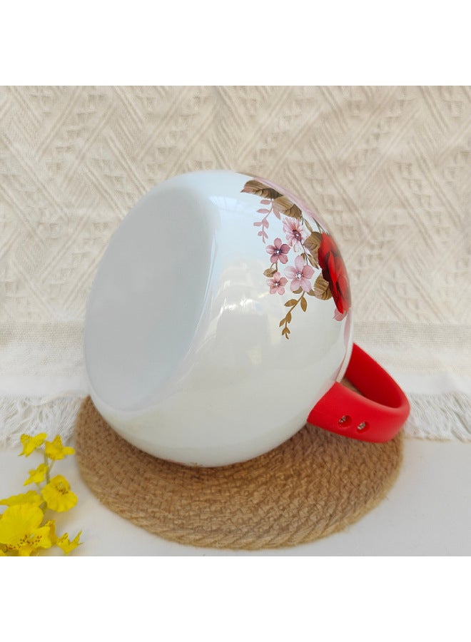 Enamel Sound Kettle Nordic Insulation Kettle Household Thickened Teapot Induction Cooker Gas Special Enamel Pot 2L-Color:Red-Capacity:2.2 L Calling Pot Classic Simple And Elegant - Image 4