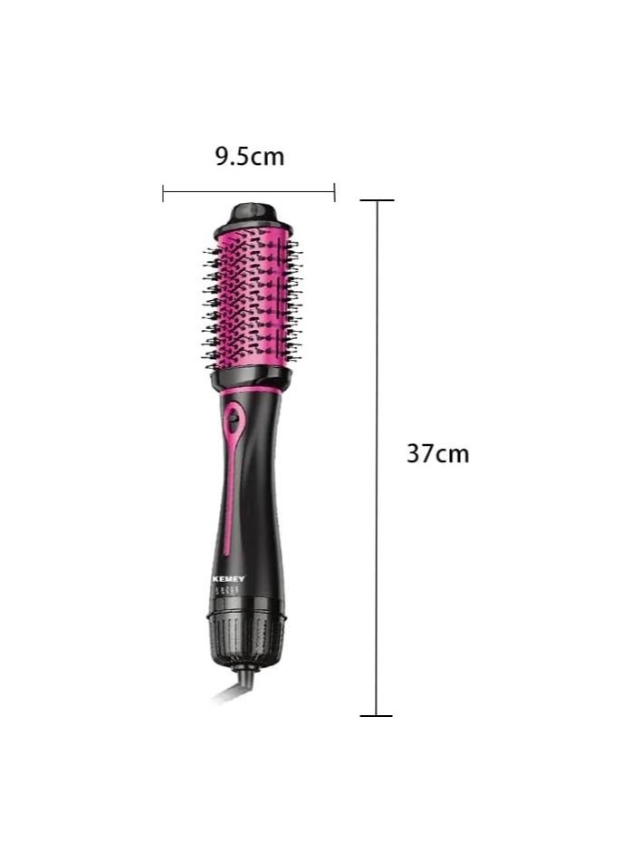 كيمي Electric Hair Dryer, Hot Air Volumizer and Hot Air Brush KM-8012 Black - Image 1