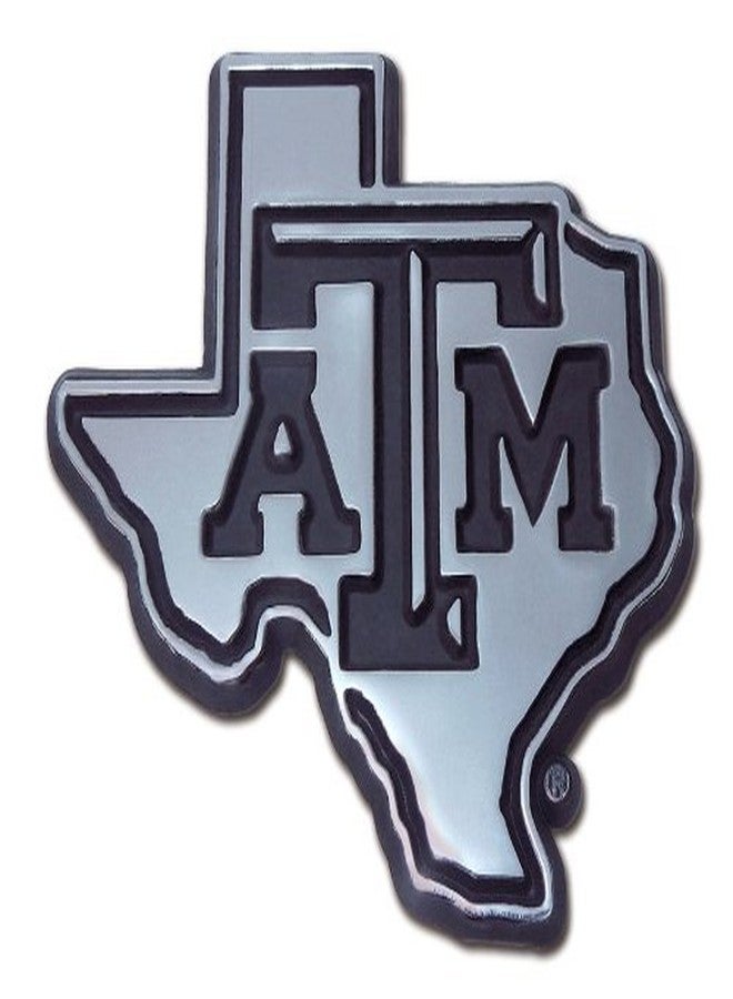 Elektroplate Texas A&M University Aggies Chrome Debossed Auto Emblem